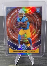 2025 Panini Phoenix Football Paragon Omarion Hampton  (RC) #9 Refractor