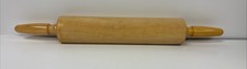 Vintage Foley Stamped Wooden Rolling Pin 18&rdquo; Ball Bearing Maple