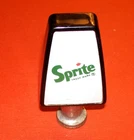 VINTAGE SPRITE COCA-COLA COKE Chrome Base 1960's Tap Knob Handle Soda Pop Pull