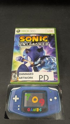 Sonic Unleashed (Microsoft Xbox 360, 2008) *Damaged Artwork
