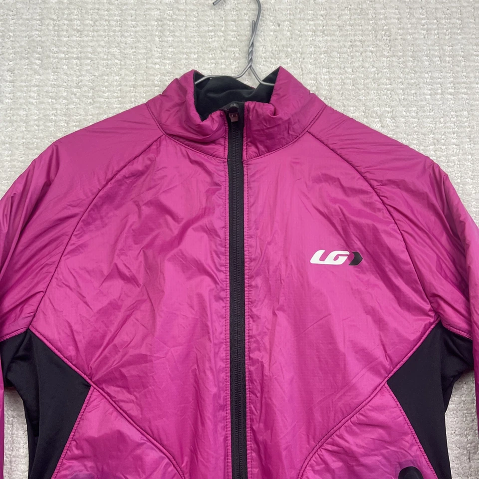 Chaqueta para mujer Louis Garneau Polartec Alpha púrpura/rosa aislante MVT cremallera completa Foto 2 de 4