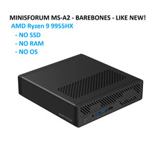 MINISFORUM MS-A2 Mini PC w/ AMD Ryzen 9 9955HX CPU - BAREBONES - NO RAM - NO SSD