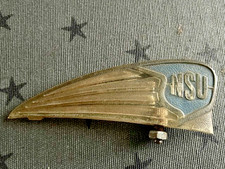 Fahrrad / Moped Schutzblechfigur- Emblem- Reiter- Steuerkopfschild | NSU 1980