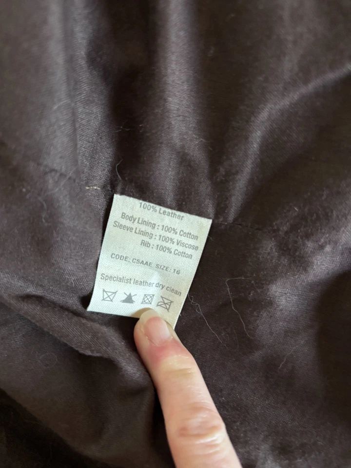 Toast leather jacket 16 - Image 2 of 4