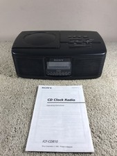 Sony CD Player Clock Radio ICF-CD810 AM/FM St...