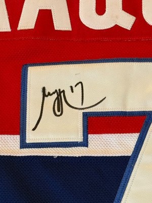 Georges Laraque signed Montreal Canadiens jersey autographed JSA