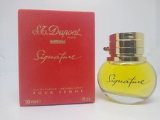 S.T. DUPONT SIGNATURE EAU DE PARFUM SPRAY POUR FEMME 1.0 Oz / 30 ml DISCONTINUED
