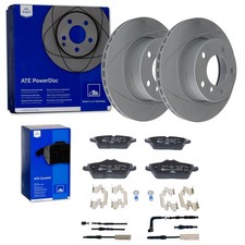 ATE PowerDisc BREMSSCHEIBEN 284mm + BELÄGE VORNE passend für BMW 1er E81 E87