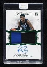 2019-20 Flawless Collegiate Rookie Emerald 1/5 RJ Barrett RPA Patch Auto RC 4f5