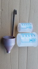 Viskosität Meßbecher Auslaufbecher und Becher 100 + 250 ml Konvolut