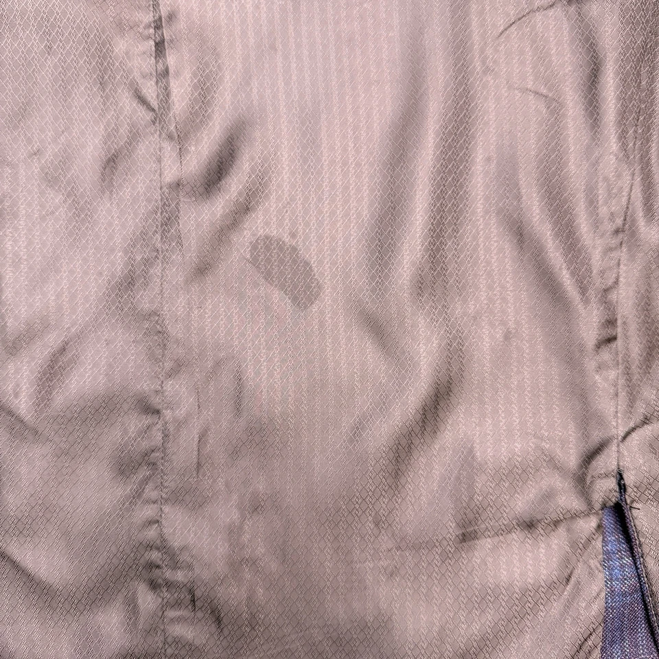 Blazer Canali 46R púrpura ventana seda cachemir Italia Foto 3 de 4