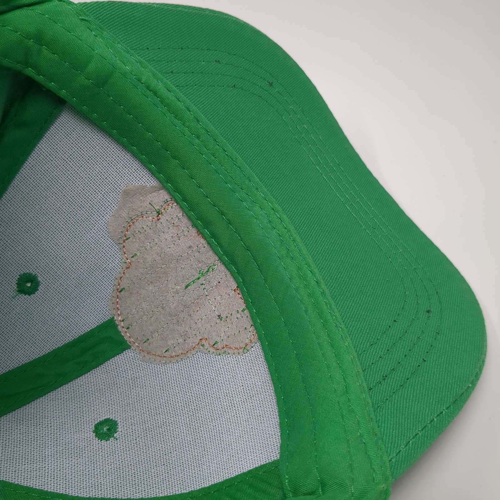 Dublin 2023 Leather Patch Snapback Hat Solid Gree… - image 8