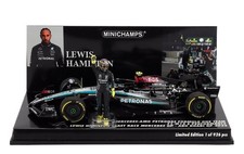Lewis Hamilton Mercedes Last Race Abu Dhabi 2024 1/43 Minichamps