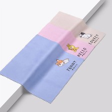 4 PCS Cute Animal Microfiber Cleaning Cloths Soft Glasses Cleaner Eyeglass Clean