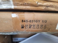 Box 1/3 ONLY Outsunny 9 x 6FT Outdoor Garden Metal Storage Shed Light, Grey