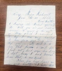 1862 US Civil War Solider Letter. Peninsula Cmpaign in Virginia. Camp Before...