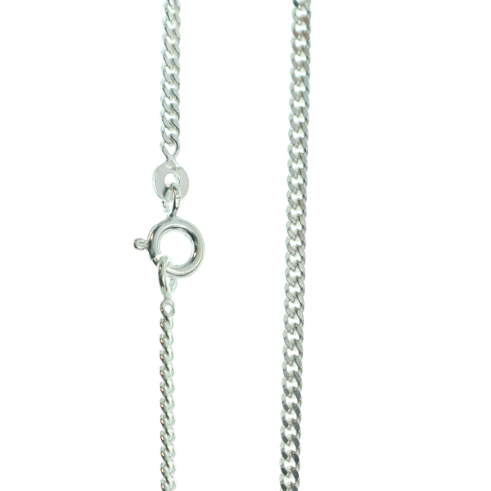 Chaîne en argent gourmette limée 70 cm en argent massif 925 sterling pour homme