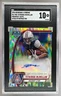 Tetairoa McMillan 2024 Bowman University Chrome Stealth Refractor Auto SGC 10