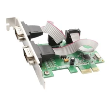 2 Port DB9 Serial PCI-Express 2.0 x1 Card - SI-PEX15037
