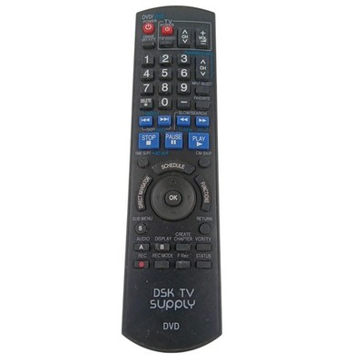 DSK TV Supply Harmony 300 Remote Control Black DVD VCR TV Wireless Replacement