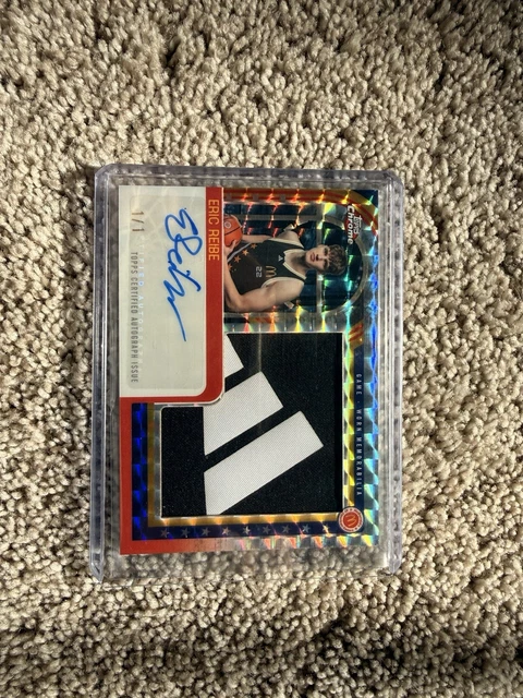 Eric Reibe Golden Patch Autograph Adidas Patch 2025 McDonalds All Americans 1/1!