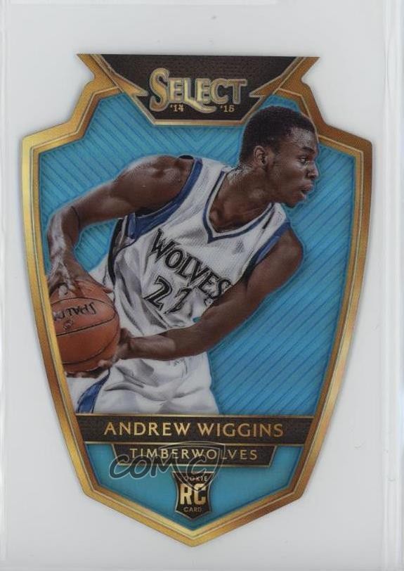 2014 Panini Select Premier Level Blue Prizm /199 Andrew Wiggins #120 Rookie RC