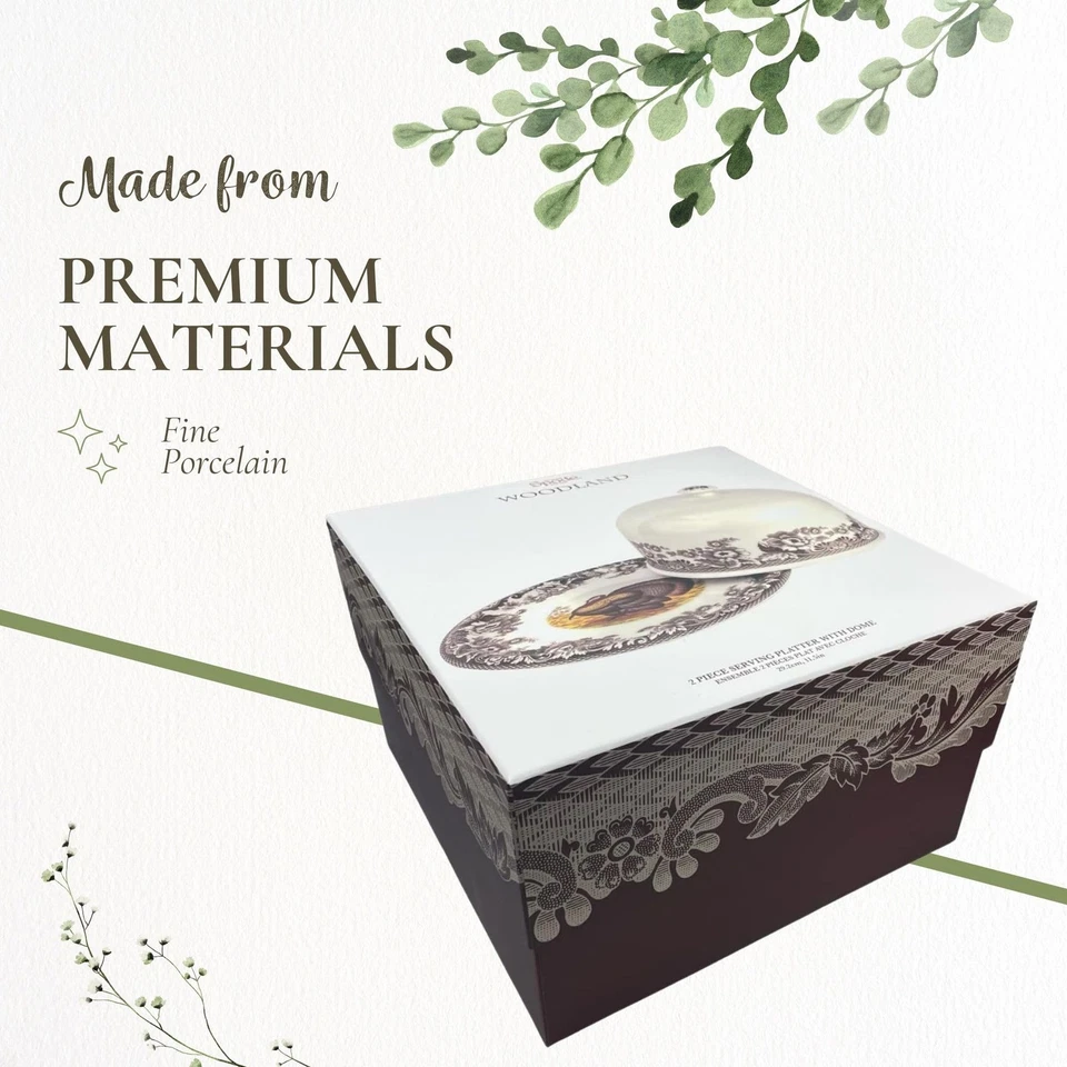 Woodland 2-Piece Turkey Dome Serving Platter – 250th Anniversary Edition, 11.... - Image 4 of 4