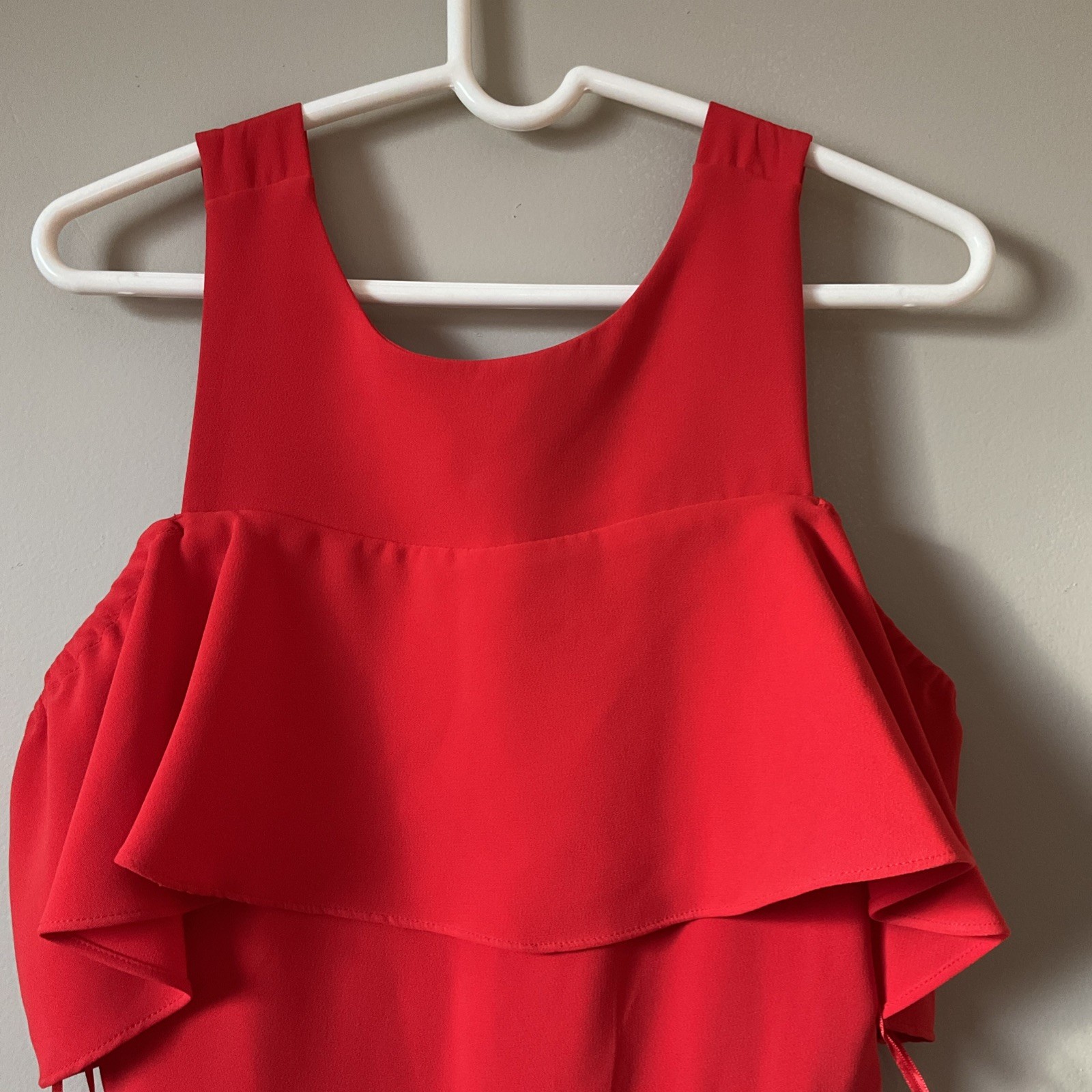 Zara Basic Collection Red Romper Size M Chinese N… - image 4