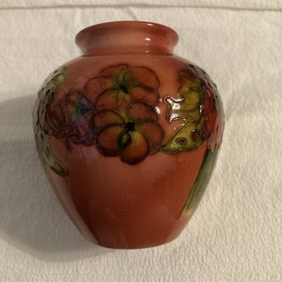 Moorcroft Flambierte Keramik Vase ~schöne Farben~ recht selten~