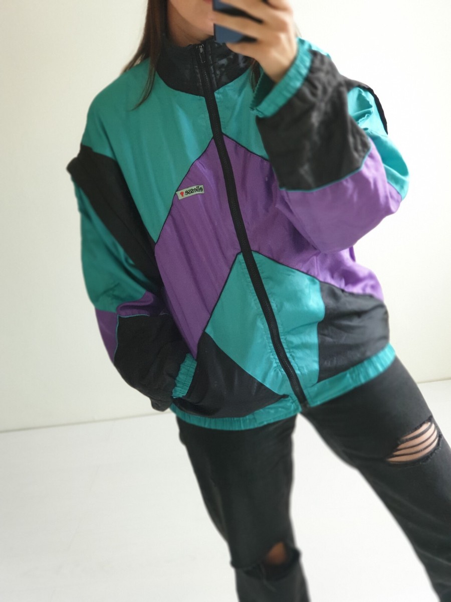 90s Ellesse tracksuit men's large L windbreaker 90s track jacket