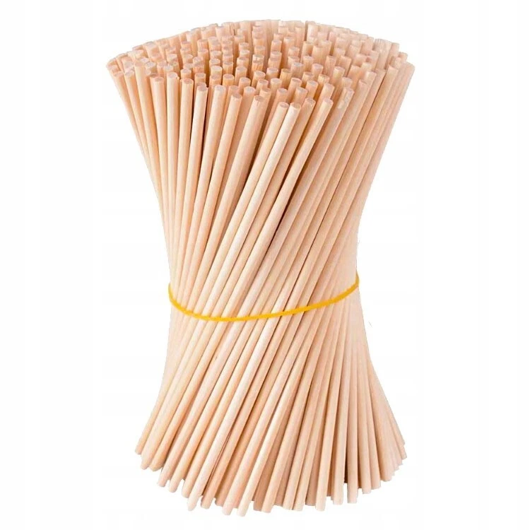 Cotton Candy High-Quality Bamboo Wood Round Sticks 15.inch/38cm 1000pcs - Image 4 of 4