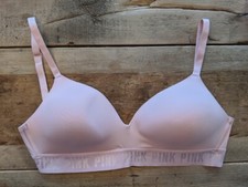 PINK Victoria's Secret Chalk Pink 32DD Wear Everywhere Wireless Light Lined Bra