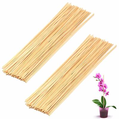 JUNESUNN 50 Pianta in Legno Sostegno per Piante di bambù Bastoni Canne