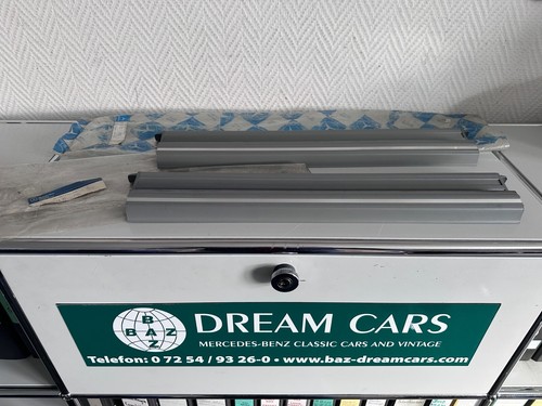 NEU NOS Mercedes W126 Fondtüren Abdeckschiene Abdeckung L+R Door Sill Rail OEM - Bild 2 von 24