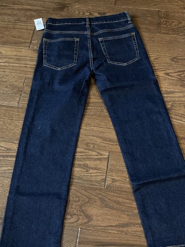 NWT Gap Stretch Straight Jeans Youth Dark Wash Adjustable Waist Size 12 Regular - Picture 6 of 9