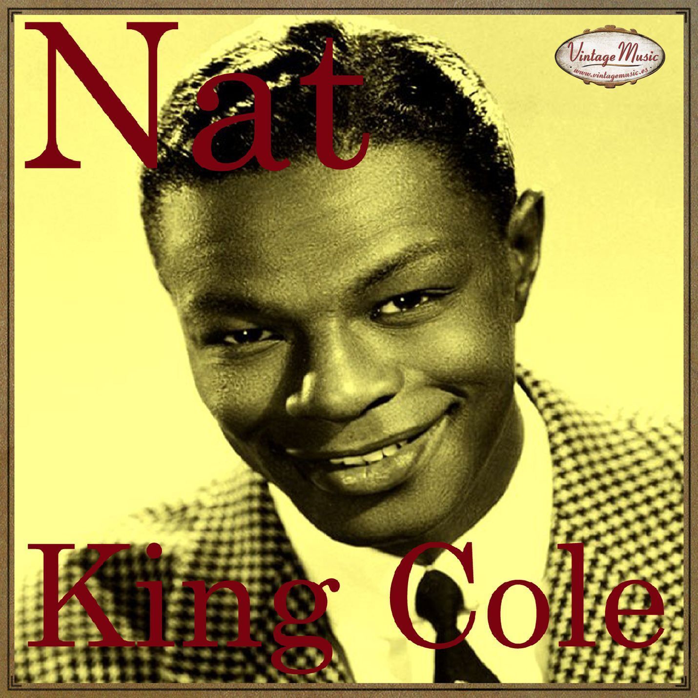 NAT KING COLE CD Vintage Vocal Jazz / Singing English & Español Welkome , Madrid