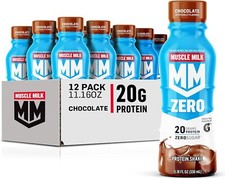 Zero Protein Shake, Chocolate,20g Protein, Zero Sugar, 100 Calories,