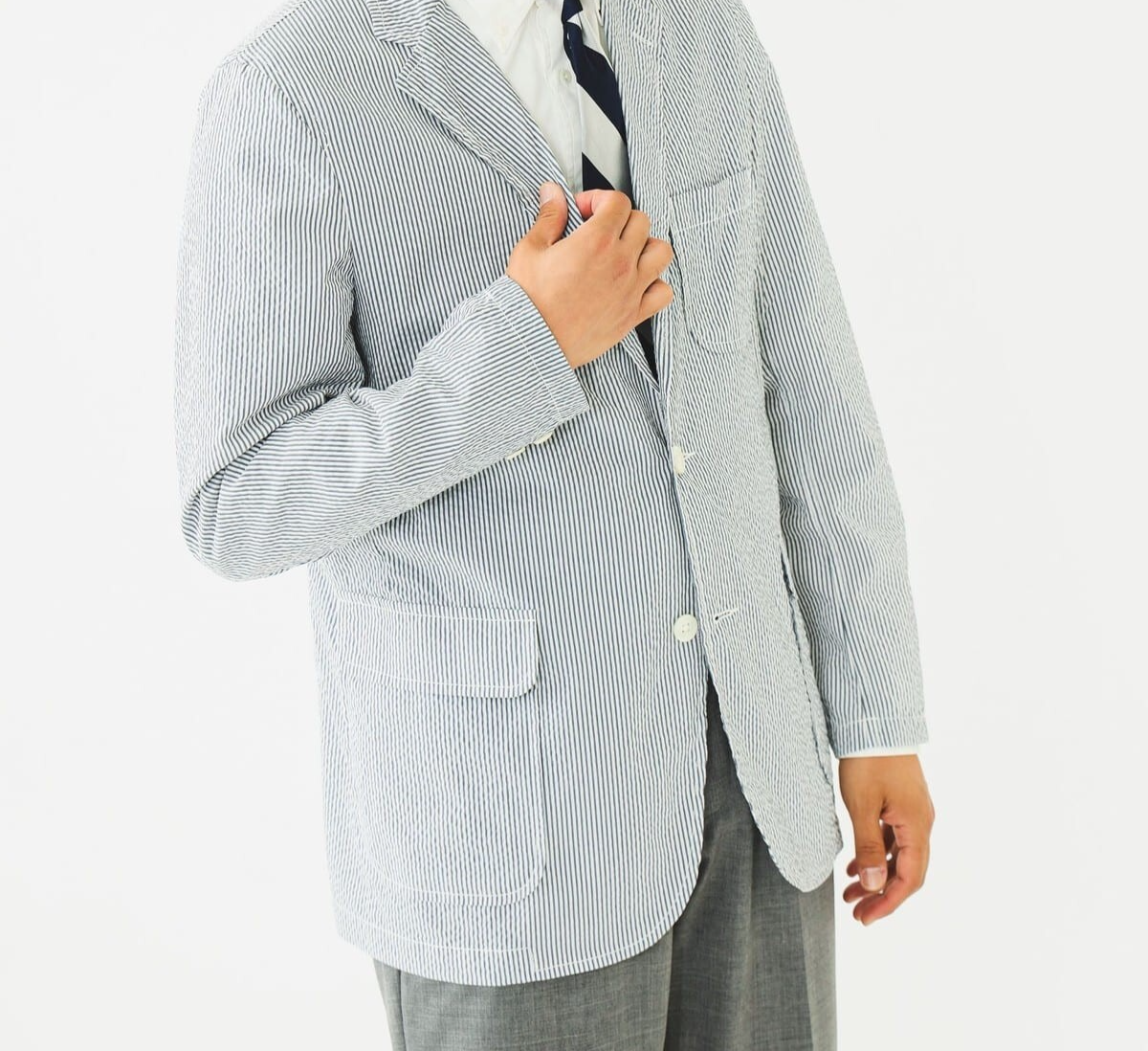 ASK availability First) BEAMS 3B Shirt Jacket COOLMAX(R