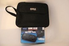 Sega Game gear Battery Pack with game gear travel bag