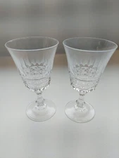 W.M. Dalton French Lead Crystal Unit No. 2 Wine Glasses, Set Of 2 with Box