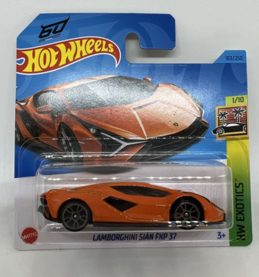 Hot Wheels Lamborghini Sian FKP 37 orange HW Exoten Nummer 163 neu und ungeöffnet
