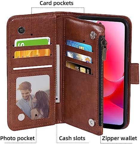 Phone Case for Motorola Moto G Power 2022/MotoG Play 2023/G Pure 2021 Wallet Cov - Picture 3 of 6