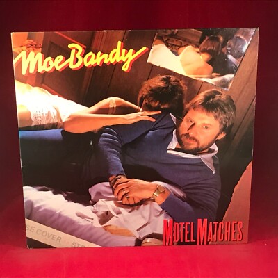 MOE BANDY Motel Matches 1984 UK vinyl LP Texas Saturday Night original In Mexico
