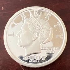 2006/2007 Norfed Double Date $20 Silver Liberty Proof. 1oz.