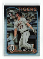 ANDRE LIPCIUS #227 2024 TOPPS CHROME TIGERS REFRACTOR READ