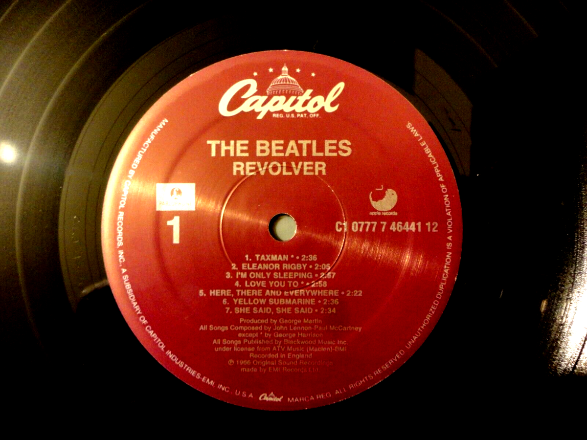 THE BEATLES REVOLVER VINYL C1 0777 7 46441 1 2 GOLD STAMP