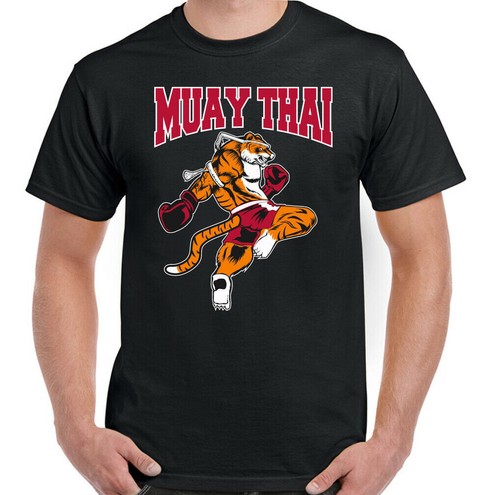 T-shirt da allenamento Tiger Muay Thai MMA Maglia da boxe