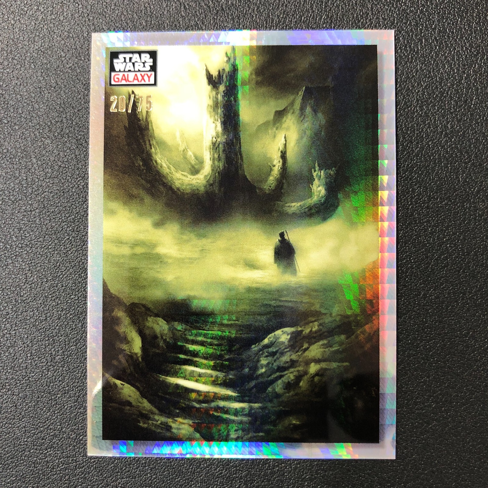 2023 Topps Chrome Star Wars Galaxy #63 the Sacred Tree Prism Refractor /75 yingf
