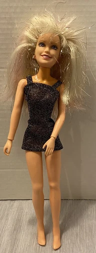 Hasbro Jem and the Holograms Jerrica Gold N Glitter Pink Hair Doll Redressed