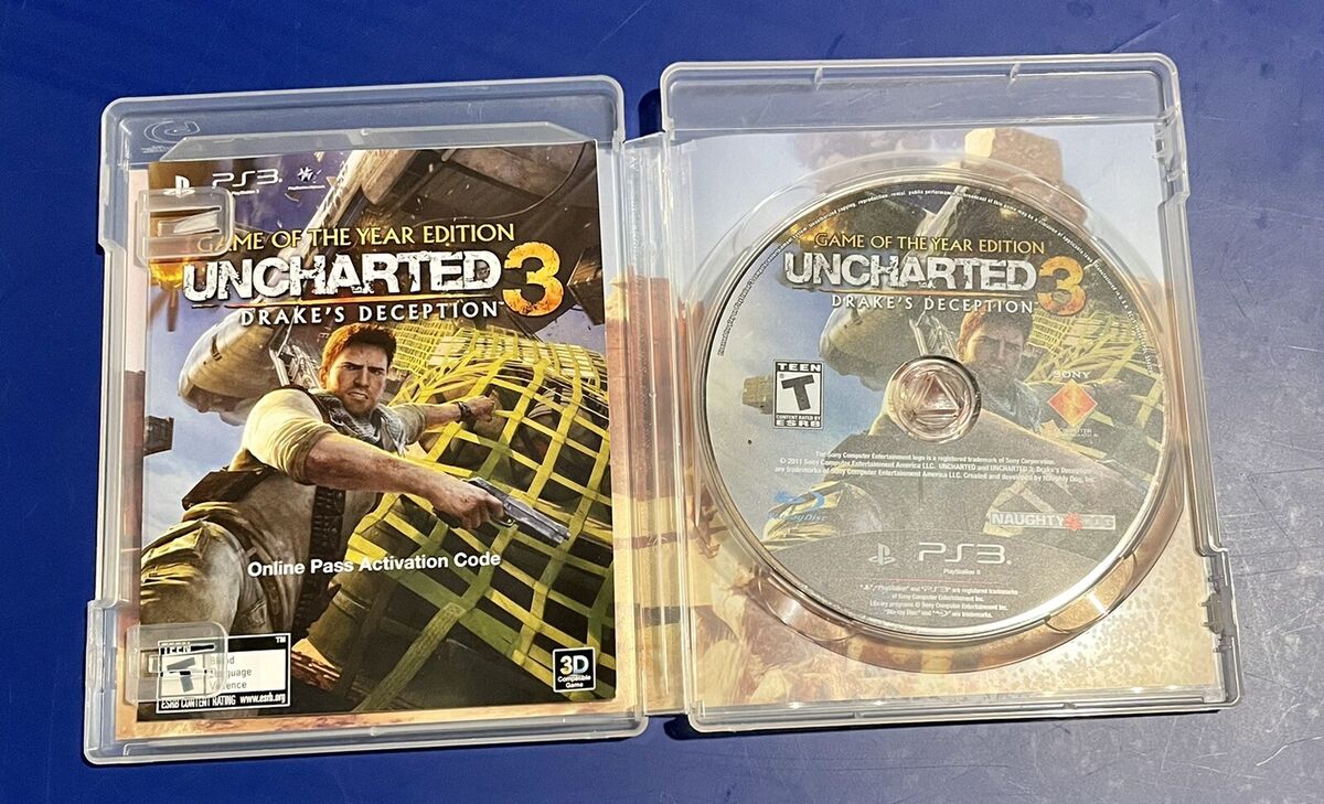 Uncharted 3 Drakes Deception Game of the Year Sony Playstation 3